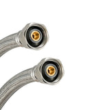 Eastman 48017 1/2 in IPS x 1/2 in IPS x 20 in Braided Stainless Steel Faucet Supply Line - 3