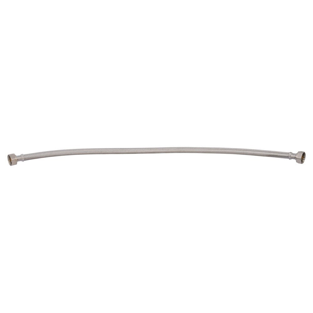 Eastman 48018 1/2 in. IPS x 1/2 in. IPS x 24 in. Braided Stainless Steel Faucet Connector - 2