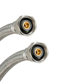 Eastman 48019 1/2 in IPS x 1/2 in IPS x 30 in Braided Stainless Steel Faucet Supply Line Brass Insert - 3