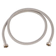 Eastman 48021 1/2 in. IPS x 1/2 in. IPS x 48 in. Braided Stainless Steel Faucet Supply Line with Brass Insert
