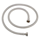 Eastman 48021 1/2 in. IPS x 1/2 in. IPS x 48 in. Braided Stainless Steel Faucet Supply Line with Brass Insert - 2