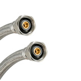 Eastman 48021 1/2 in. IPS x 1/2 in. IPS x 48 in. Braided Stainless Steel Faucet Supply Line with Brass Insert - 3