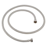 Eastman 48022 1/2 in x 1/2 in x 60 in Braided Stainless Steel Faucet Supply Line with Brass Insert - 2