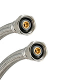 Eastman 48022 1/2 in x 1/2 in x 60 in Braided Stainless Steel Faucet Supply Line with Brass Insert - 3