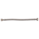 Eastman 48025 1/2 in. IPS x 1/2 in. Comp x 12 in. Braided Stainless Steel Faucet Supply Line - 2