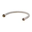 Eastman 48026 1/2 in IPS x 1/2 in Compression x 16 in Braided Stainless Steel Faucet Connector