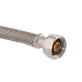Eastman 48026 1/2 in IPS x 1/2 in Compression x 16 in Braided Stainless Steel Faucet Connector - 2