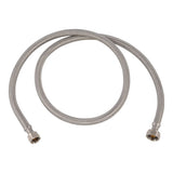 Eastman 48029 1/2 in. IPS x 1/2 in. Comp x 48 in. Braided Stainless Steel Faucet Connector