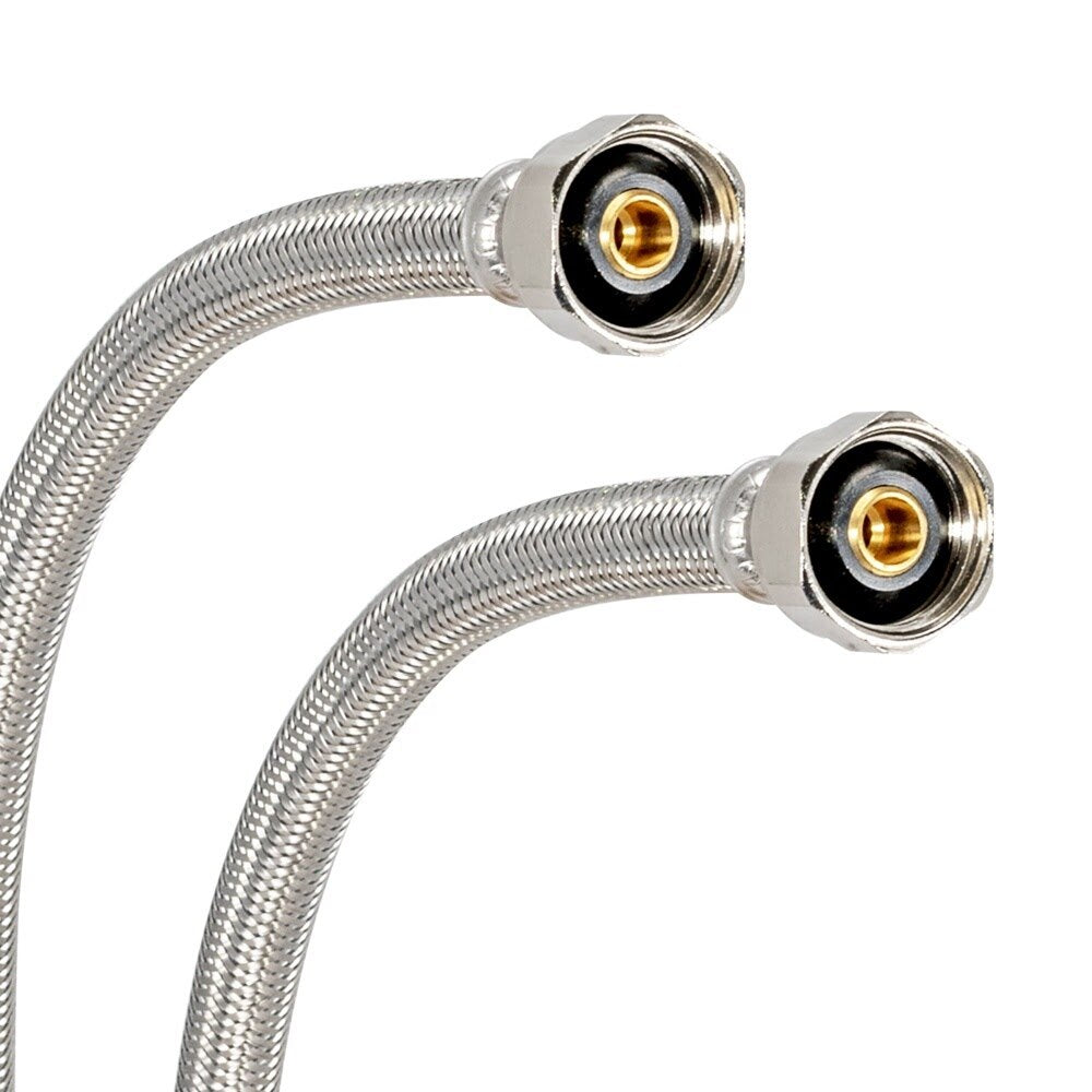 Eastman 48032 3/8 in Comp x 3/8 in Comp 30 in Braided Stainless Steel Faucet Supply Line - 3
