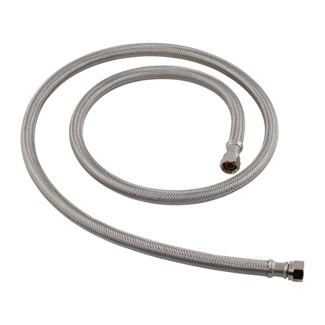 Eastman 48033 3/8 in Comp x 3/8 in Comp x 48 in Braided Stainless Steel Faucet Supply Line