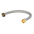 Eastman 48041 1/2 in FIP x 1/2 in MIP x 20 in Braided Stainless Steel Faucet Connector