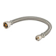 Eastman 48045 3/8 in. Flare x 1/2 in. IPS x 12 in. Braided Stainless Steel Faucet Supply Line