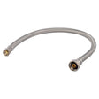 Eastman 48047 20 in. Braided Stainless Steel Faucet Supply Line 3/8 in. Flare x 1/2 in. IPS