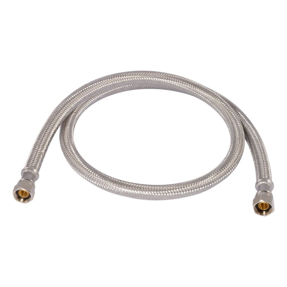 Eastman 48078 3/8 in x 3/8 in x 36 in Braided Stainless Steel Faucet Supply Line with Brass Insert