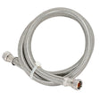 Eastman 48080 3/8 in x 3/8 in x 60 in Braided Stainless Steel Faucet Supply Line with Brass Insert