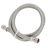 Eastman 48080 3/8 in x 3/8 in x 60 in Braided Stainless Steel Faucet Supply Line with Brass Insert