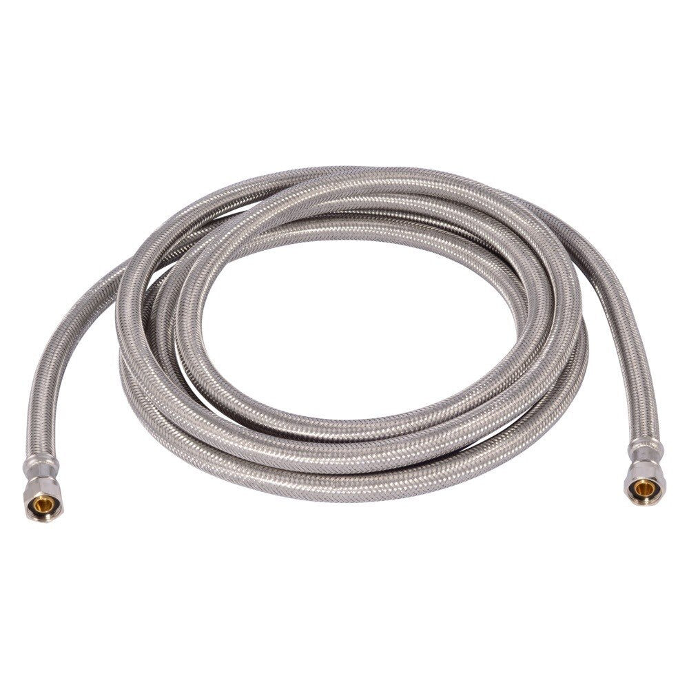 Eastman 48081 3/8 in. Comp x 3/8 in. Comp x 120 in. Braided Stainless Steel Faucet Supply Line