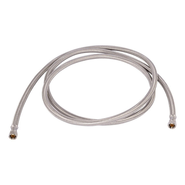 Eastman 48082 3/8 in x 3/8 in x 96 in Braided Stainless Steel Faucet Supply Line with Brass Insert