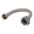 Eastman 48083P 1/2 in. IPS x 7/8 in. Ballcock x 9 in. Braided Stainless Steel Toilet Supply Line