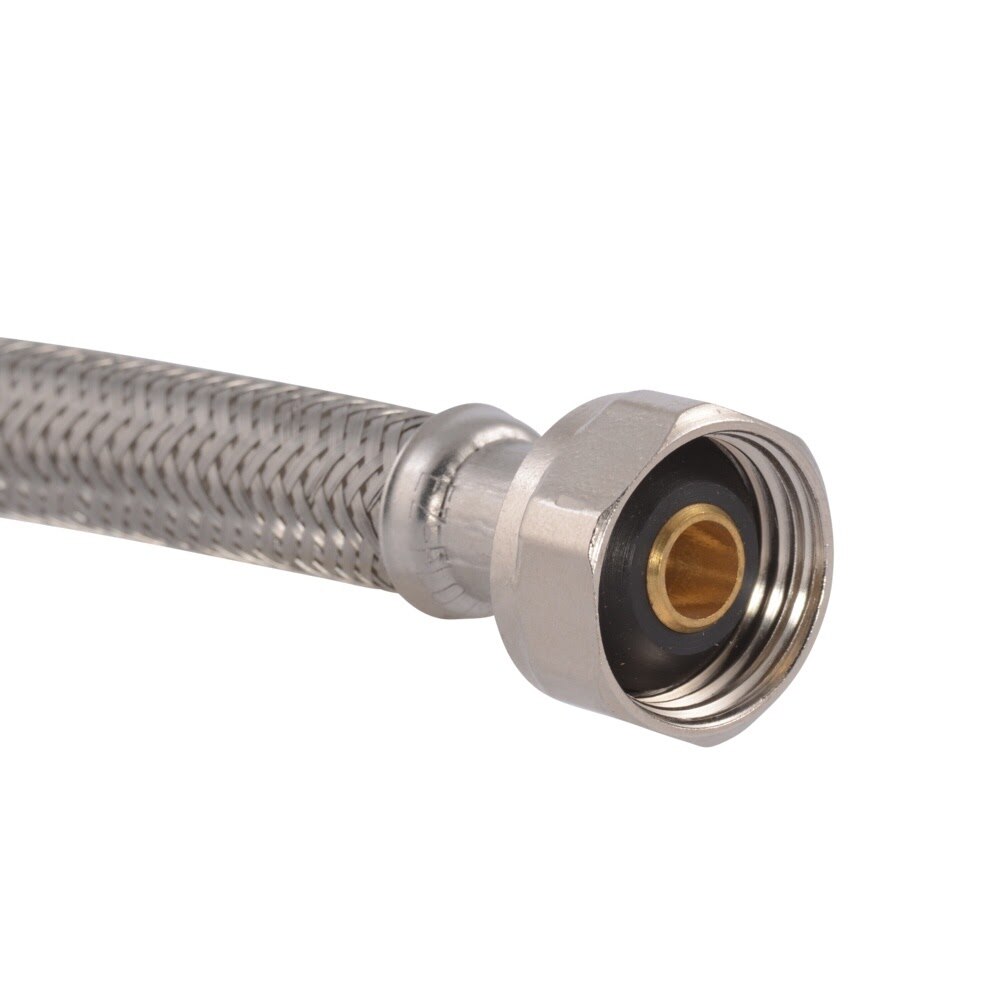 Eastman 48084 1/2 in IPS x 7/8 in Ballcock x 12 in Braided Stainless Steel Toilet Supply Line - 2