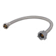 Eastman 48085 1/2 in. IPS x 7/8 in. BC x 16 in. Braided Stainless Steel Toilet Supply Line