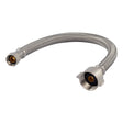 Eastman 48088P 12 in Braided Stainless Steel Toilet Supply Line with Nylon Nut