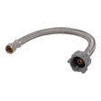 Eastman 48088 3/8 in Comp x 7/8 in Ballcock x 12 in Braided Stainless Steel Toilet Connector