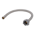 Eastman 48089 3/8 in Compression x 7/8 in Ballcock x 16 in Braided Stainless Steel Toilet Supply Line