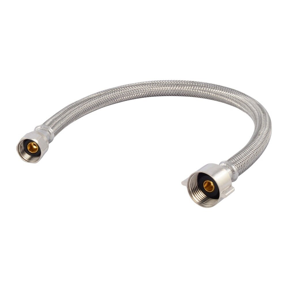 Eastman 48094 1/2 in. Comp x 7/8 in. Ballcock x 16 in. Braided Stainless Steel Toilet Supply Line