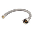 Eastman 48097 3/8 in. Flare x 7/8 in. Ballcock x 12 in. Braided Stainless Steel Toilet Connector