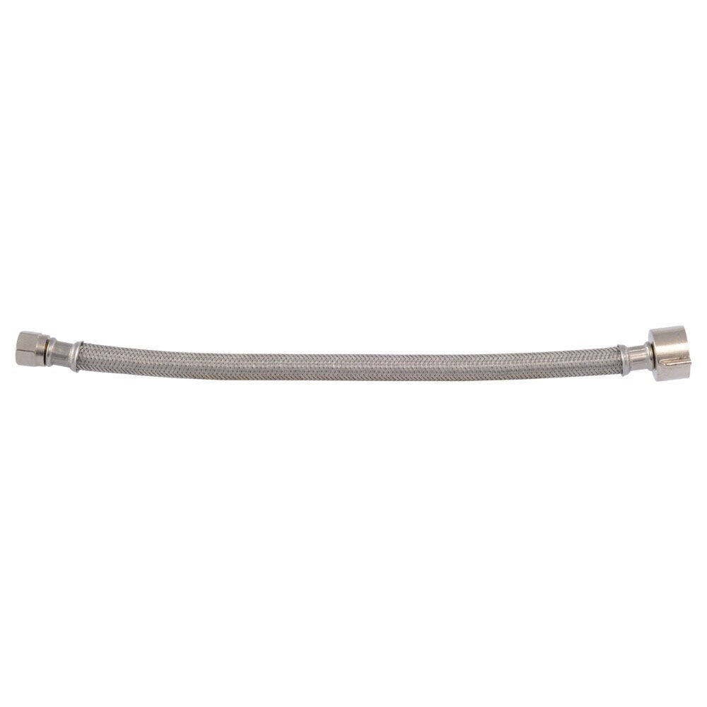 Eastman 48097 3/8 in. Flare x 7/8 in. Ballcock x 12 in. Braided Stainless Steel Toilet Connector - 2