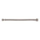 Eastman 48114 1/2 in x 7/8 in x 12 in Braided Stainless Steel Toilet Supply Line with Brass Insert - 2