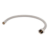 Eastman 48118 20 in Braided Stainless Steel Toilet Supply Line 3/8 in Flare x 7/8 in Ballcock