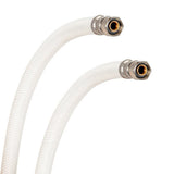 Eastman 48121 3/8 in Comp x 3/8 in Comp x 12 in Flexible PVC Faucet Supply Line with Brass Insert - 3