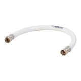 Eastman 48122 3/8 in. Comp x 3/8 in. Comp x 16 in. Flex PVC Faucet Supply Line with Brass Insert