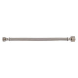 Eastman 48125 1/2 in. Flare x 7/8 in. Ballcock x 12 in. Braided Toilet Connector with Brass Insert - 2