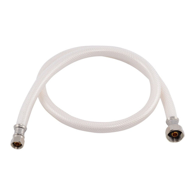 Eastman 48129 1/2 in. IPS x 3/8 in. Compression x 36 in. Flex Water Supply Line with Brass Insert