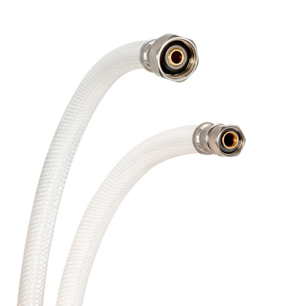 Eastman 48129 1/2 in. IPS x 3/8 in. Compression x 36 in. Flex Water Supply Line with Brass Insert - 3