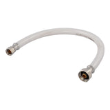 Eastman 48131 16 in. Flex Faucet Supply Line 1/2 in. IPS x 3/8 in. Compression with Brass Insert