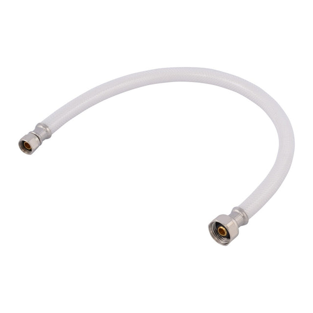 Eastman 48132 1/2 in. IPS x 3/8 in. Compression x 20 in. Flex Water Supply Line with Brass Insert