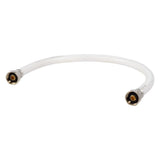 Eastman 48134 1/2 in IPS x 1/2 in IPS x 20 in Flex Water Supply Line with Brass Insert