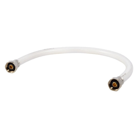 Eastman 48134 1/2 in IPS x 1/2 in IPS x 20 in Flex Water Supply Line with Brass Insert