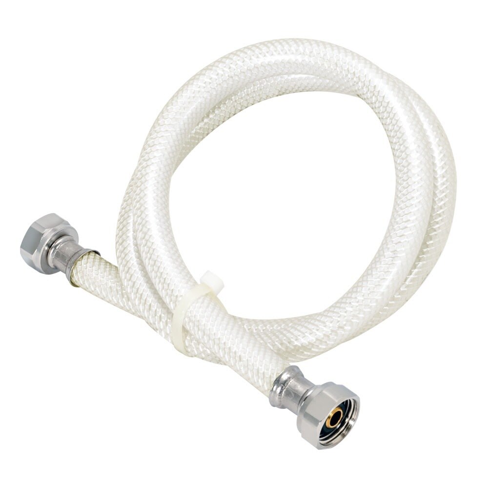 Eastman 48137 1/2 in. IPS x 1/2 in. IPS x 36 in. Flex Faucet Water Supply Line with Brass Insert