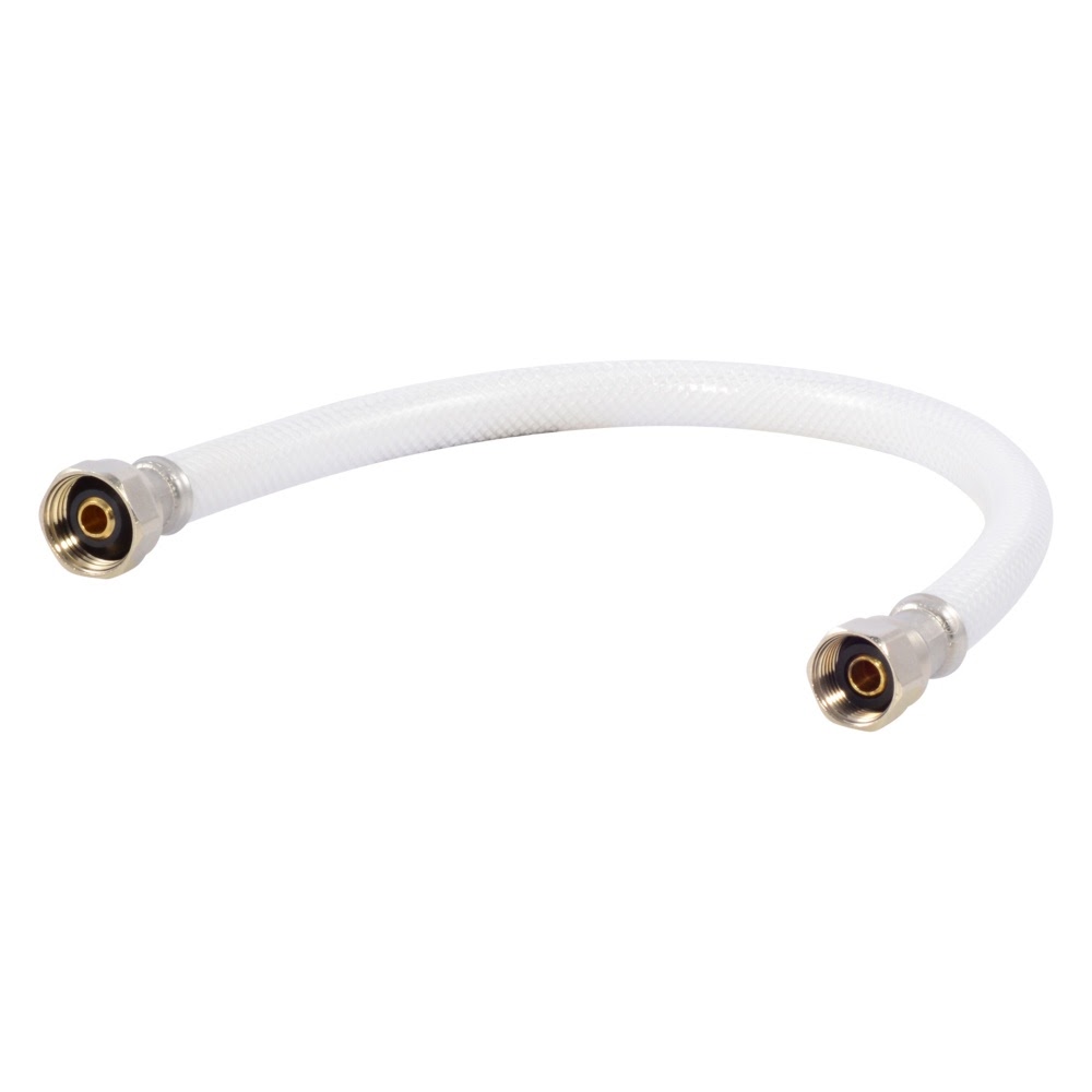 Eastman 48139 1/2 in. IPS x 1/2 in. Compression x 16 in. Flex Water Supply Line with Brass Insert