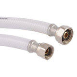 Eastman 48139 1/2 in. IPS x 1/2 in. Compression x 16 in. Flex Water Supply Line with Brass Insert - 3