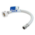 Eastman 48140 3/8 in. Comp x 7/8 in. Ballcock x 12 in. Flex Toilet Supply Line with Brass Insert