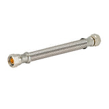 Eastman 48141 3/8 in. Comp x 3/8 in. Comp x 6 in. Braided Faucet Supply Line with Brass Insert