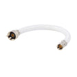 Eastman 48145 3/8 in. Compression x 7/8 in. Ballcock x 12 in. PVC Toilet Supply Line with Brass Insert