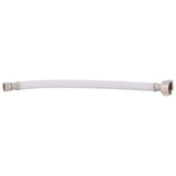 Eastman 48145 3/8 in. Compression x 7/8 in. Ballcock x 12 in. PVC Toilet Supply Line with Brass Insert - 2