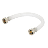 Eastman 48149 Half Inch IPS x Half Inch IPS x 12 Inch PVC Faucet Supply Line with Brass Insert